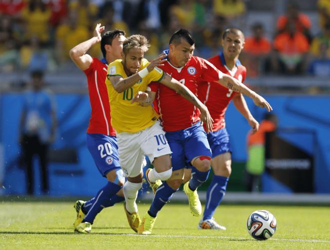 巴西vs智利2014