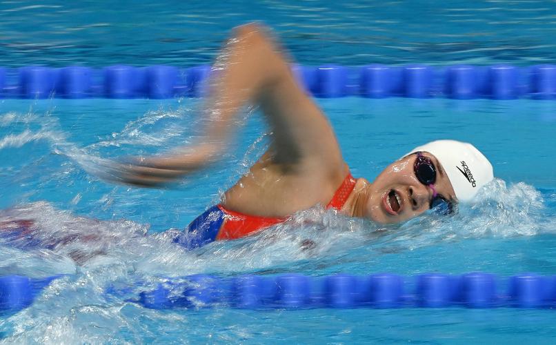 直击女子1500米自由泳决赛