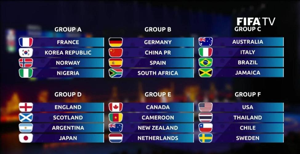 2014世界杯抽签国家