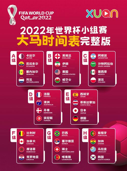 2022世界杯赛程时间表有中国队吗